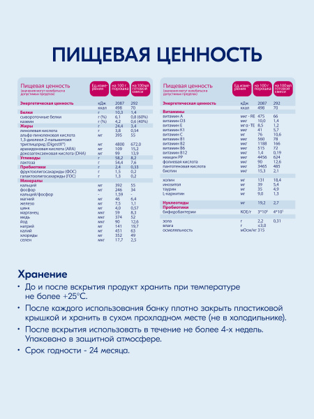 Kabrita 2 GOLD 400 гр Последующая адаптированная сухая молочная смесь на основе козьего молока для комфортного пищеварения для детей старше 6 месяцев